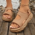 thumbnail image 2 of MKLEKYY Sandalias Plataforma Zapatos de Playa Zapatillas de Mujer Sandalias Planas de Una Sola Pieza para Vacaciones En La Playa 794, 2 of 5