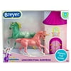 Breyer Stablemates Mystery Unicorn Foal Surprise (3) Horse Set - 1:32 Scale