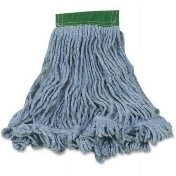 5 in. Headband Blend Wet Mop, Blue - Pack of 6