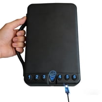 Gun Safe,Blacksmith Biometric Pistol Safe Gun Locker Box for 2 Pistols ...