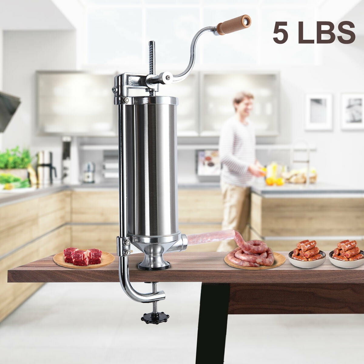 Lowestbest Sausage Stuffer, Professional Filling Nozzle Attachment