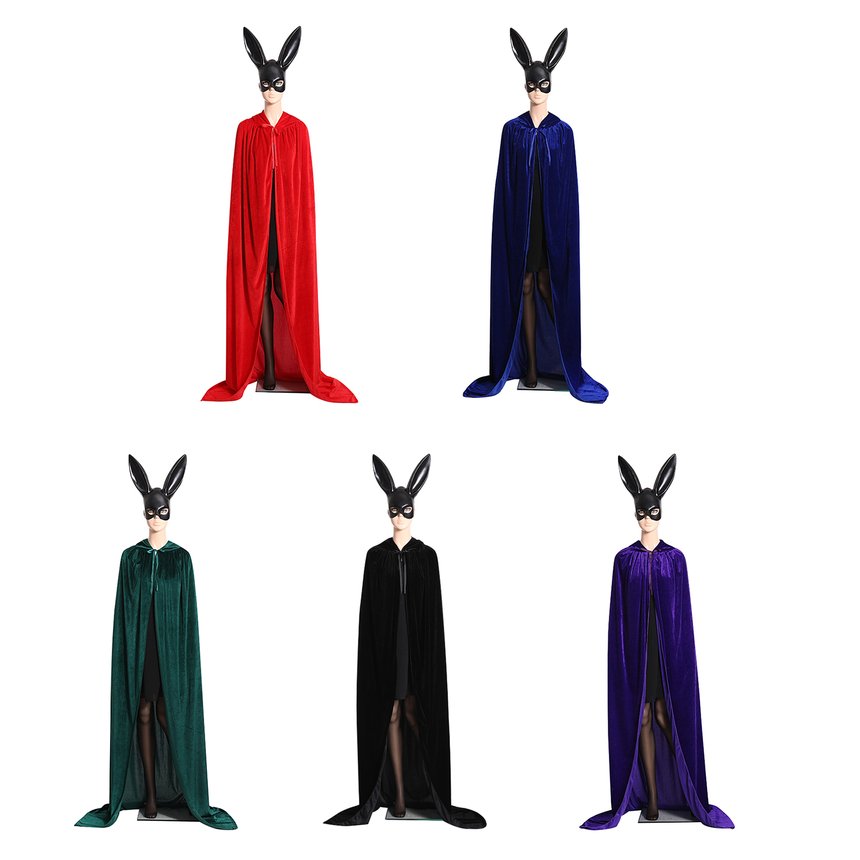 Novelty Design Adult Elf Witch Long Halloween Cloaks Hood Halloween