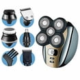 thumbnail image 1 of stanreset Rasoirs Rotatifs Électriques 5-en-1 pour Hommes, Rechargeables, Humide et Sec, Kit de Toilettage Sans Fil à 5 Têtes, 1 of 5