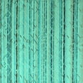 thumbnail image 1 of Ahgly Company Indoor Square Abstract Turquoise Blue Modern Area Rugs, 6' Square, 1 of 4