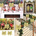 thumbnail image 5 of Lazos de cinta de Navidad TANGJMXG 5 piezas gran tamaño decoración navideña, 5 of 5