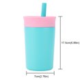 thumbnail image 4 of Taza térmica doble de 12 oz con taza aislada de doble capa de acero inoxidable Frasco de vacío de viaje para bebidas frías calientes, 4 of 9