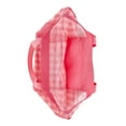 thumbnail image 4 of No Boundaries Women's Mesh Tote Bag, Peach Gingham, 4 of 6