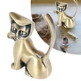 thumbnail image 4 of Cat God Ring Holder, Cat God Design Retro Style Metal Ring Holder Zinc Alloy  For Rings, 4 of 8