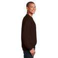 thumbnail image 4 of Gildan Heavy Blend Men's Fleece Crewneck Sweatshirt, Classic Warm Soft Pullover, Dark Chocolate, XL, 4 of 5