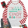 thumbnail image 3 of MOUSYA Be A Cindy Lou Who T-Shirt Tee Christmas Raglan Long Sleeve Tops Splicing Baseball Tees Shirt for Women, 3 of 9
