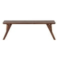 thumbnail image 2 of Pemberly Row Contemporary Solid Acacia Wood Dining Bench in Brown, 2 of 3