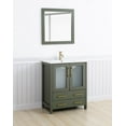 thumbnail image 4 of Vanity Art 30" Single Sink Freestanding Bathroom Vanity Set with Ceramic Top and Mirror, 4 of 9