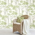 thumbnail image 3 of RoomMates Green, Birch Grove Peel & Stick Wallpaper, 3 of 27