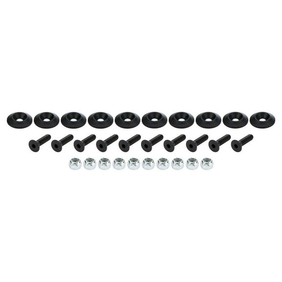 Allstar Performance Countersunk Bolt Kit Black 10pk