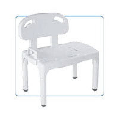 Apex-Carex Universal Transfer Bench, White Color, Model No : B170-00 - 1 Ea