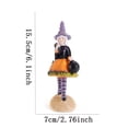 thumbnail image 2 of Halloween Witch Doll Resin Handmade Statue Craft Desktop Ornament Home Party, 2 of 2