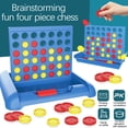 thumbnail image 4 of Fiudx Ofertas del día Juego de mesa estereoscópico de cuatro piezas, juego de mesa para dos personas adecuado para familias y niños, juego de mesa estratégico (de 5 años en adelante), 4 of 7