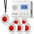 thumbnail image 1 of SYNLETT Caregiver Pager for Elderly Adults Nurse 6 Call Buttons for Elderly at Home Seniors Patients Nurse Call Light Monitoring System Alert Button Bed Alarm Buzzer Emergency Clinic, 1 of 6