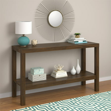 For Mainstays Sumpter Park, Mainstays Sumpter Park Console Table Canyon Walnut