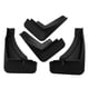 thumbnail image 1 of Speravity 4x guardabarros delantero trasero negro a prueba de salpicaduras impermeable ajuste Universal guardabarros de coche protectores contra Automoción decorativa y accesorios, 1 of 6