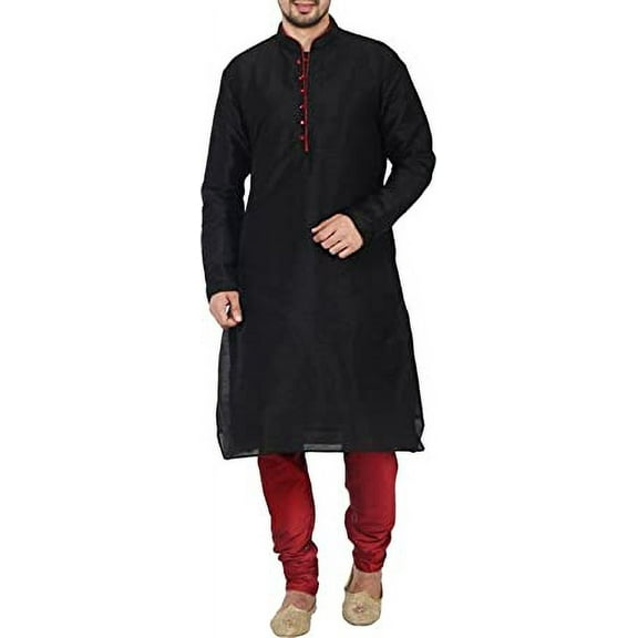 Royal Men's loop button kurta& Churidaar Set