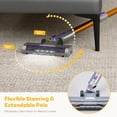 thumbnail image 2 of Cordless Vacuum Cleaner with Flexible Steering & Extendable Pole, Lightweight Wireless Rechargeable Upright Vacuum with LED Light & Wall Mount for Hardwood Floors & Carpet, 2 of 10