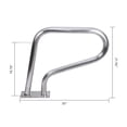 thumbnail image 1 of Stainless Steel Swimming Pool Stair Rail with Blue Grip Cover for Spa Inground Pools, 1 of 15