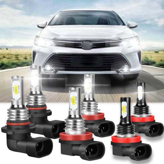 BMZONCC 9005 H11 LED Headlight H11 Fog Light Bulbs Combo for Honda CR-V CRV 2015 2016 2017-2019
