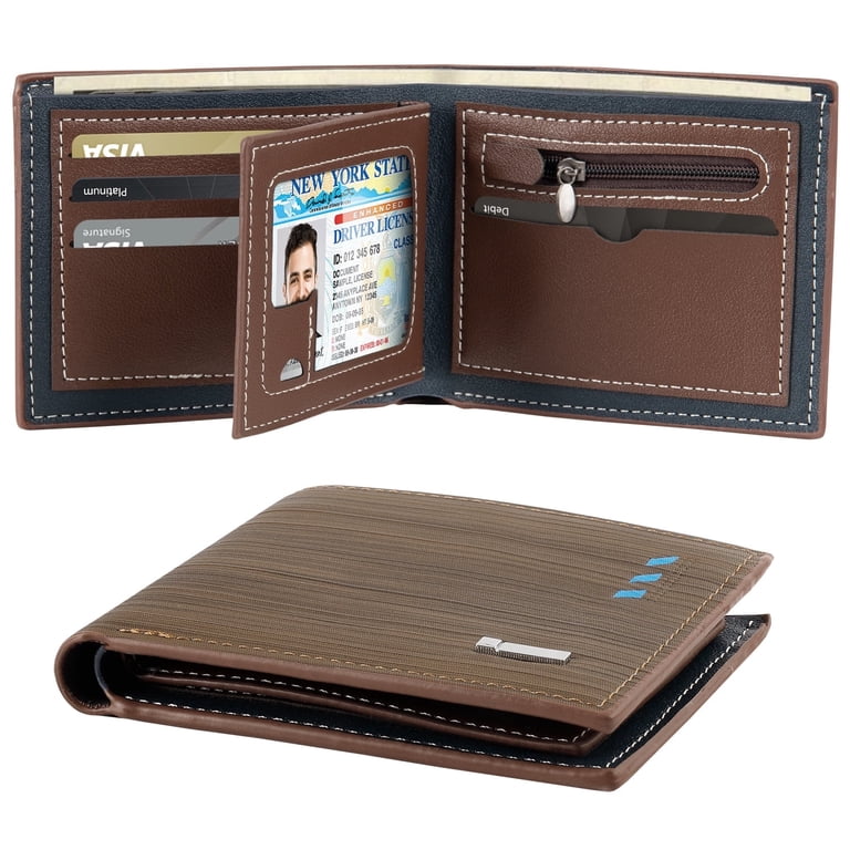 Cshidworld RFID Men's Bifold Wallet, Slim Minimalist photo 1