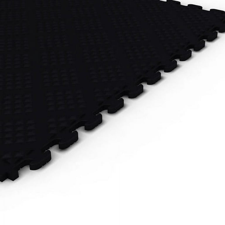 Norsk NSMPRD6BLK Raised Diamond Pattern PVC Floor Tiles, 13.95-Square Feet, Black, 6-Pack Norsk NSMPRD6BLK Raised Diamond Pattern PVC Floor Tiles, 13.95-Square Feet, Black, 6-Pack