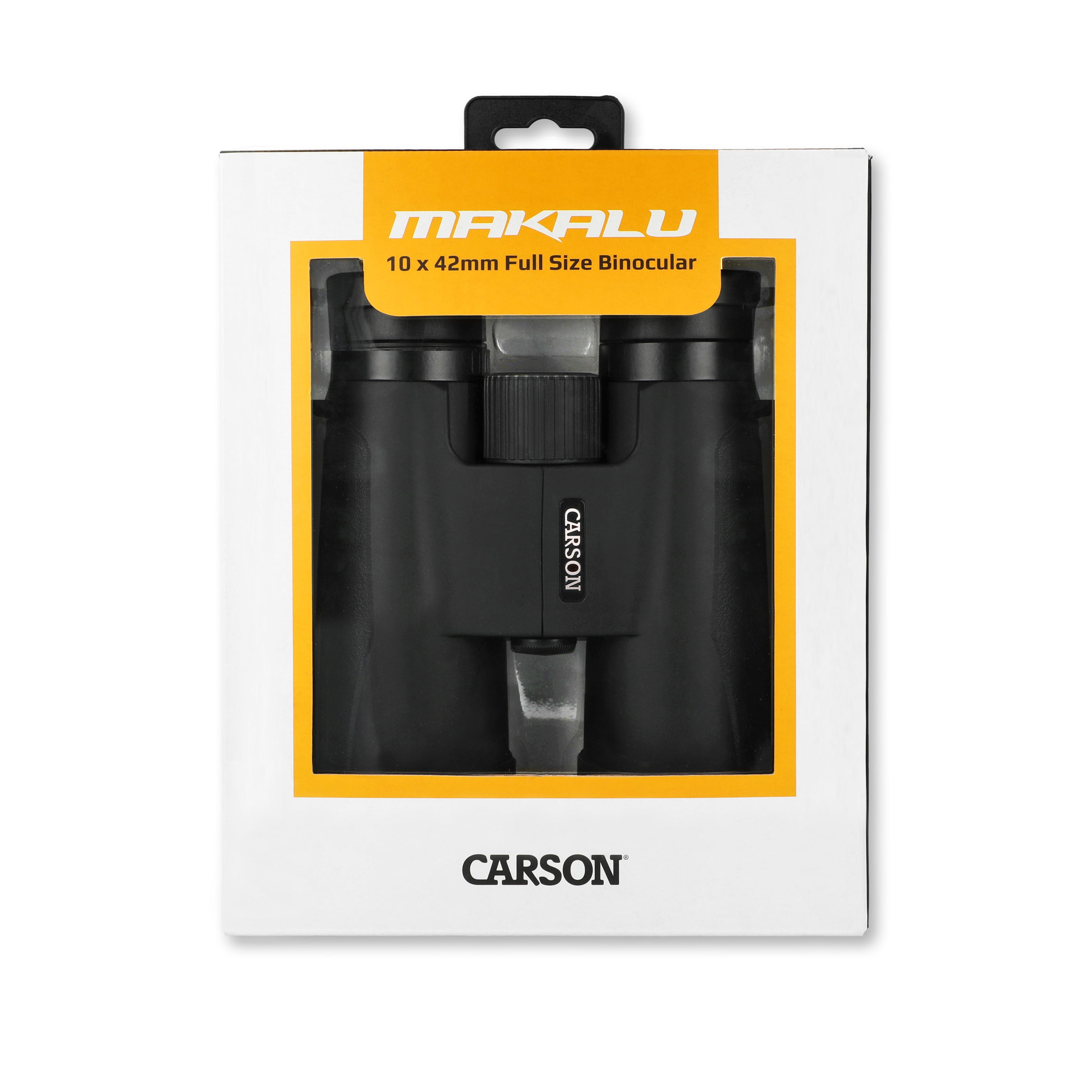 Carson Makalu 10x42mm Lightweight and Portable Full Sized Roof Prism Binoculars For Hunting, Bird Watching, Sporting Events, Sightseeing and Travel - Great for Kids and Adults, Black (MK-042)
