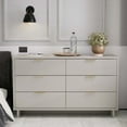 thumbnail image 2 of Granville 55.07" Modern Double Wide Dresser with 6 Full Extension Drawers, 2 of 11