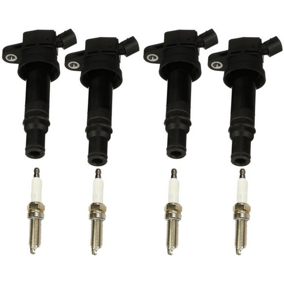 4 Direct Ignition Coil & Spark Plugs For Hyundai Veloster 1.6L Turbo 2013-2015