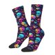thumbnail image 1 of Balery mushroom Skull star Calcetas Largas con Estampado para Hombre y Mujer – Suaves y Transpirables, Talla Única (US 5-11), 1 of 6