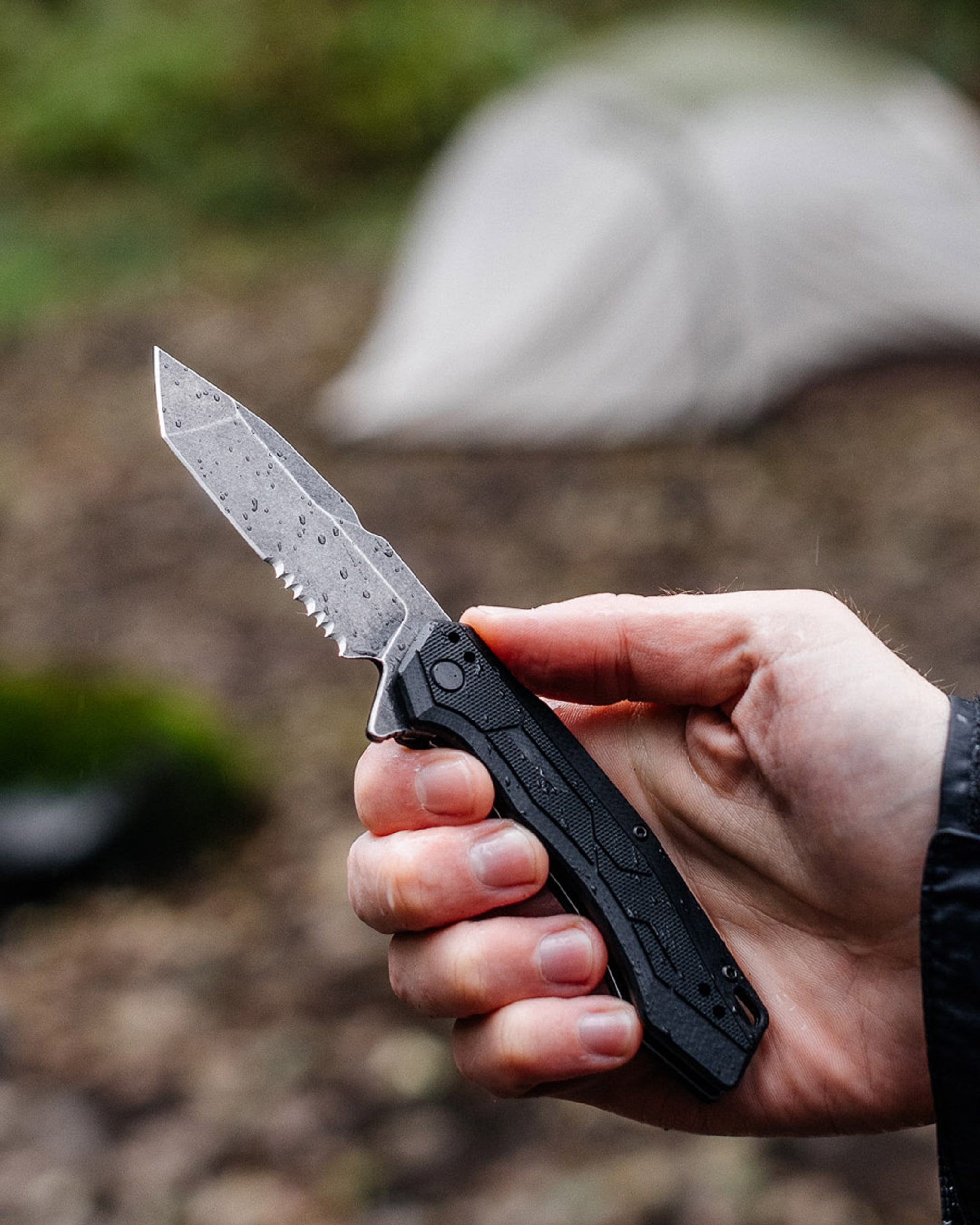 Kershaw Analyst Folding Pocket Knife, 3.25" Blade with Assisted Opening