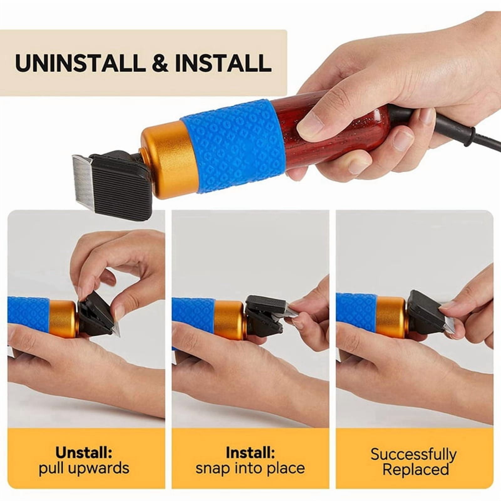 Rug Tufting Trimmer Replacement Blades, Fits for All 200W Carpet Trimmer Tufting(8PCS)