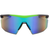Pyramex PMXSPEC® Safety Glasses Matte Black/Green Frame With Green Mirror Antifog Lens