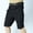 Black, variant on Men's Waterproof Tactical Short Pants Outdoor Lightweight Solid Color Workwear Shorts