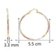 thumbnail image 4 of Esclava Placa Lisa tejido Rada 18cm Oro 10K Horoz V12 W800, 4 of 4