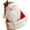 Red-4, variant on Plush Santa Hats for Adults Holiday Gifts Cute Christmas Headwear for New Year Festive Party Red-7