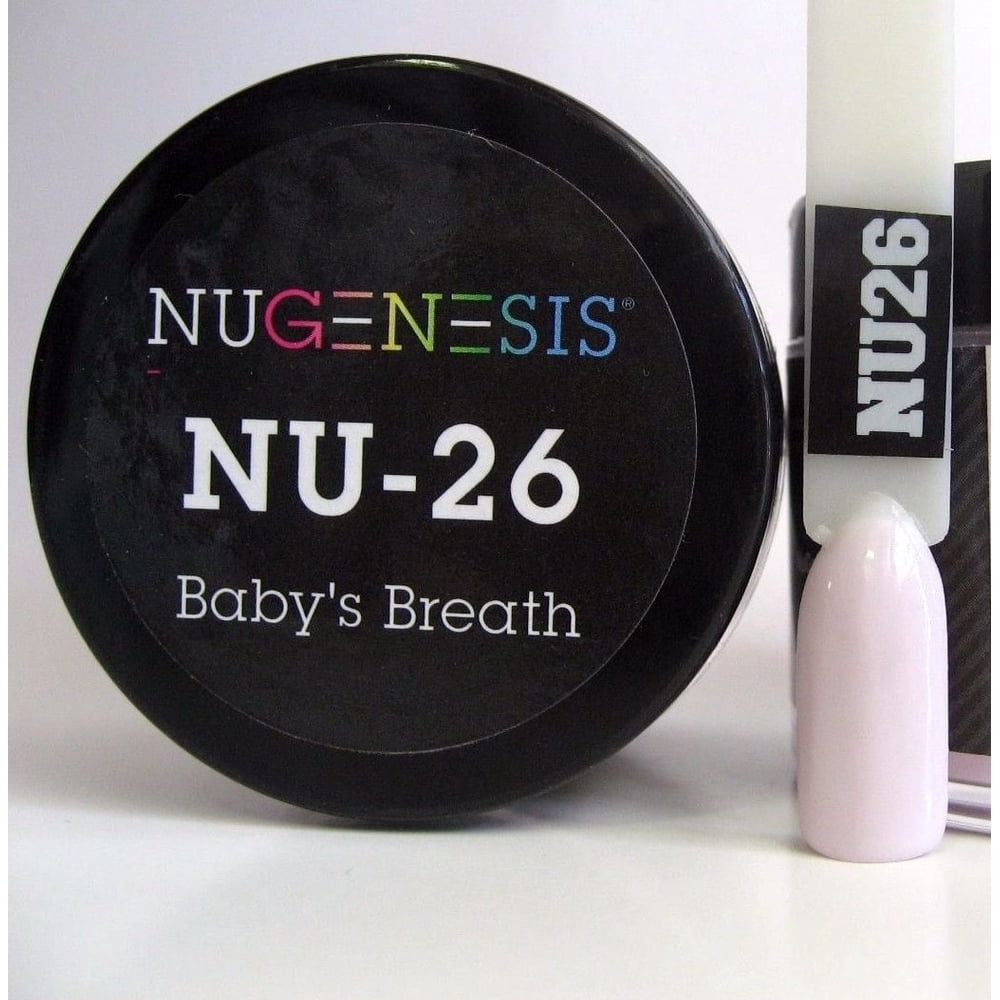 NUGENESIS Nail Color Dip Dipping Powder 1.5oz/43g jar NU26 Baby's