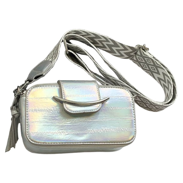 Bolso Bandolera Hombro Charol Mujer Sólida para Viajes Compras