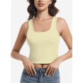 thumbnail image 2 of Womens Tank Tops Scoop Neck Sleeveless Top Casual Basic Slim Fitted Knit Cami Tee Shirts, 2 of 5