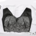 thumbnail image 3 of Soutien-gorge Sans Coutures à Découpes en Dentelle Extensible Lift Ultime pour Femmes, sous-Vêtements Froncés Respirants, Grande Taille, 3 of 3