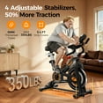 thumbnail image 3 of Pooboo Exercise Bikes Cardio Workout Cycling Bicycle Training Indoor Cycling Bike Stationary Bike with LCD Monitor Weight up to 350 lbs, 3 of 10
