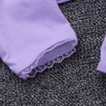 thumbnail image 3 of renvena Girls Kids Classic Long Sleeve Front Knot Cotton Wrap Top Ballet Dance Cardigan, 3 of 7