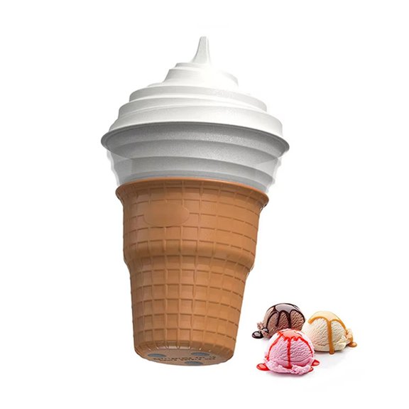 Automatic Ice Cream Maker, DIY Frozen Fruit Dessert Machine, Home Yogurt Mixer,Soft Ice Cream Machine for Kids