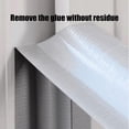 thumbnail image 6 of Door Window Windproof Sealing Tape, Winter Cold Proof Warm Adhesive Strip for Glass Window Gaps, Heavy Duty Weather Stripping for Kitchen Home, Wind Cold Resistant Gap Sealing Tape, 118in, White, 6 of 7