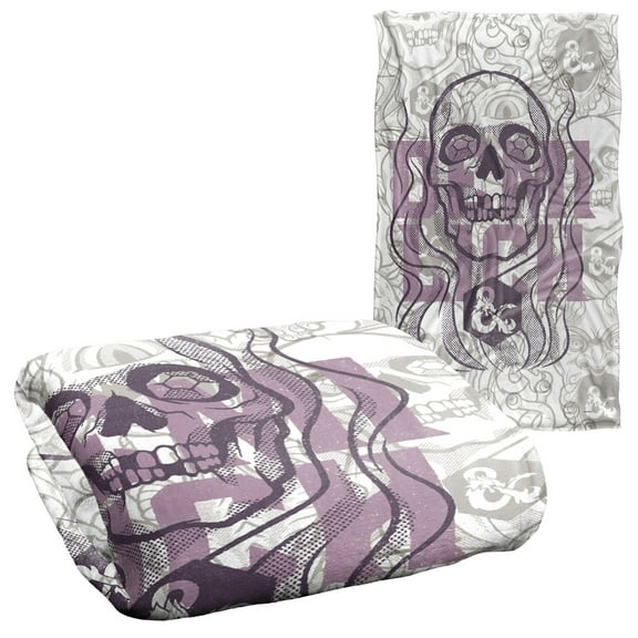 Dungeons and Dragons Retro Demilich Silky Touch Super Soft Throw Blanket 36' x 58'