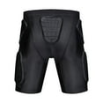 thumbnail image 6 of Padded Compression Shorts 5-Pad Football Girdle Hip Thigh Protector for Football Paintball Basketball Ice Skating Rugby Soccer Hockey S, 6 of 7